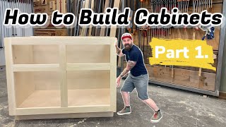 Build Cabinets The Easy Way  How to Build Cabinets [upl. by Merell]