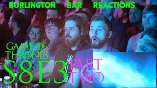 GAME OF THRONES Reactions at Burlington Bar  7x7 Part TWO \\\ [upl. by Airakaz]