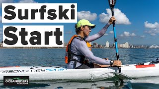 How to Quickly amp Easily Get into your Surfski at the Start  A Beginners Guide [upl. by Mraz]