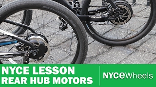 EBike Hub Motor Comparison Geared vs Gearless  NYCe Lesson [upl. by Cordell]