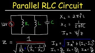 Parallel RLC Circuit Example Problem [upl. by Annunciata]