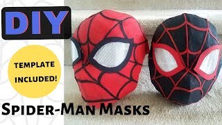 SpiderMan Masks  Cardboard DIY [upl. by Yecnahc]