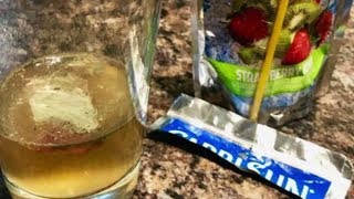 Dad finds mold inside Capri Sun juice pouch  ABC7 [upl. by Elamef]