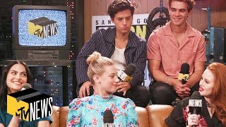 Riverdale Cast Talks Relationships Theories amp Archies Shirtless Moments in Season 4  MTV News [upl. by Casady]