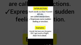 Interjections  Examples  English Grammar [upl. by Stefano908]