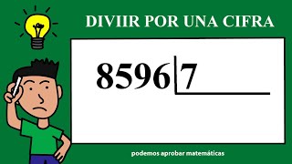 DIVIDIR POR 1 CIFRA [upl. by Mallina]