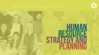 Human Resource Strategy and Planning [upl. by Jarin]