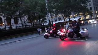 NYC motor cops respond to call [upl. by Aeuhsoj459]