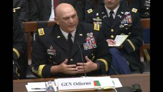 Rep Hunter Gen Odierno Sec McHugh House Armed Services Committee WFED [upl. by Ahsekar]