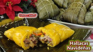 HALLACAS NAVIDEÑAS venezolanas deliciosas receta completa TemperoseSabores RecetasNavideñas [upl. by Croft]