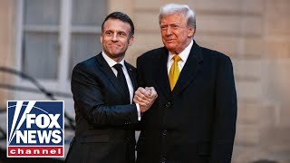 President Trump holds joint news conference with Frances Macron [upl. by Nytsud152]