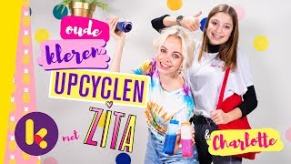 Oude kleren upcyclen met Zita en Charlotte [upl. by Ateval]