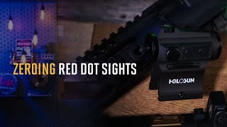 Zeroing Red Dot Sights Tutorial [upl. by Hamrah]