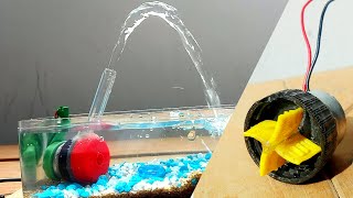 Como Hacer una Mini BOMBA DE AGUA para Fuente Fácil Sumergible [upl. by Sherlocke881]