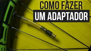 DICAS DE COMO FAZER ADAPTADOR DE BICO FINO PARA CALIBRA OS PNEUS DA MOUNTAIN BIKE NO POSTO [upl. by Eltsyek534]