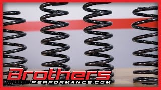 19792004 Mustang Lowering Springs Eibach Pro Kit Installation [upl. by Asilav]