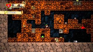 Spelunky  Gameplay Walkthrough  Lets Play  Part 1 HD X360 [upl. by Silrac]