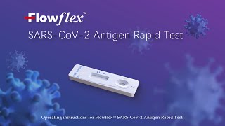 FlowFlex SARSCoV2 Antigen Rapid Test with Prefilled Extraction Buffer Tubes [upl. by Ahseral516]