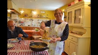 LE TAGLIATELLE AI FUNGHI DI BORGOTARO  RICETTA DELLA NONNA MARIA [upl. by Galer482]