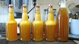 Beginners Guide To Fermentation Bottling  Flavoring Kombucha [upl. by Hoashis160]