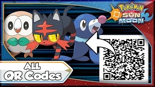 Pokemon Sun and Moon  ALL QR Codes and Pokedex Data Entries SM Tips amp Tricks [upl. by Atilehs]