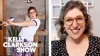 TikTok Dances Are A STRUGGLE For Mayim Bialik [upl. by Otit266]