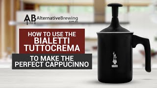 How to Use the Bialetti Tuttocrema Milk Frother [upl. by Loraine]