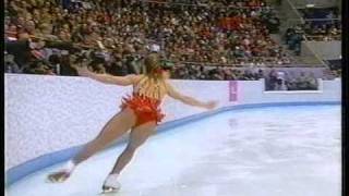 Tonya Harding USA  1994 Lillehammer Figure Skating Ladies Technical Program [upl. by Ivonne]