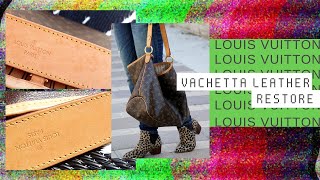 Louis Vuitton How to remove spots and stains from Vachetta Leather [upl. by Ck895]