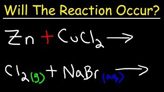 Chemistry  Will The Reaction Occur [upl. by Darcy]