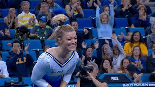 Highlight Gracie Kramer scores a perfect 10 on floor for UCLA womens gymnastics [upl. by Lipfert232]