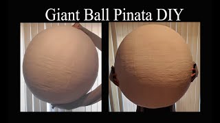 Giant Pinata  Big Pinata  Surprise Pinata Ball  DIY Pinata  How to make a super size pinata ball [upl. by Galan81]