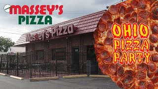 Ohio Pizza Party REVIEW  Masseys Pizza Whitehall OH [upl. by Bennett843]