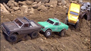 INDOOR 4x4 TRAIL PARK DiRT TRACK MINI TRUCK COMPETITION PT 1 [upl. by Ataliah]