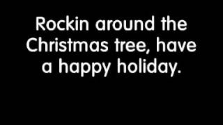 Brenda Lee Rockin Around the Christmas Tree Lyrics [upl. by Mariana]