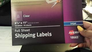 Printing on Clear Sticker Paper Tutorial [upl. by Aetnahs559]