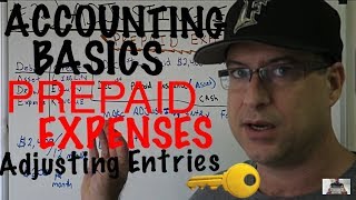 Accounting for Beginners 32  Adjusting Entries  Journal Entries  Prepaid Expense [upl. by Adnaval]