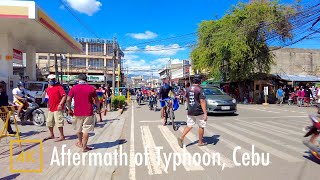 Aftermath of Typhoon OdetteRai Mandaue Cebu Philippines【4K】 [upl. by Stacey]