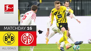 Reus misses the win  Borussia Dortmund  Mainz 05  11  All Goals  Matchday 16 [upl. by Akahs]