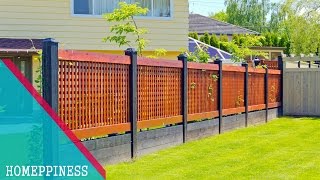 MODERN amp FRESH 25 Modern Front Yard Fence Ideas [upl. by Petromilli]