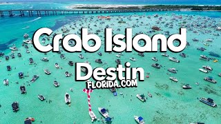 Crab Island in Destin Florida [upl. by Ahsertal970]