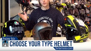 Different types of motorcycle helmets explained  FortaMotocom [upl. by Aldora]