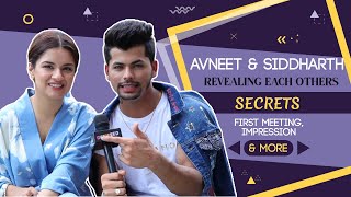 Siddharth Nigam amp Avneet Kaur Revealing Each Others Secrets Out First Meeting Impression amp More [upl. by Vevine]