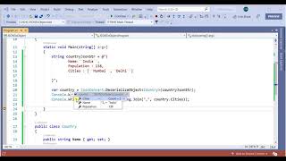 How to convert JSON data to C objects  Deserialization using Newtonsoft [upl. by Eizzik585]