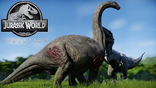 Apatosaurus  All Skins Showcased  Jurassic World Evolution [upl. by Electra684]