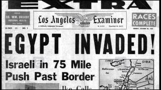 29th October 1956 Israel invades Egypt in the Suez Crisis [upl. by Lissa81]