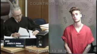 Justin Bieber in court [upl. by Eignav]