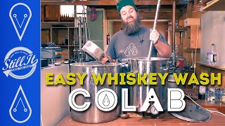 Basic Whiskey Wash Recipe  Malt CoLab [upl. by Yessej86]