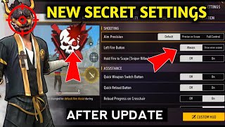 Free Fire New Update Secret Settings Pro Players Use Auto Headshot ON [upl. by Prent]