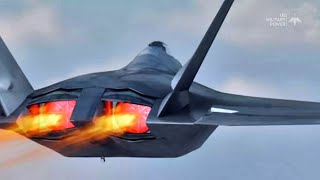 Extremely Powerful F22 Raptor Shows Its Crazy Ability [upl. by Evanne462]